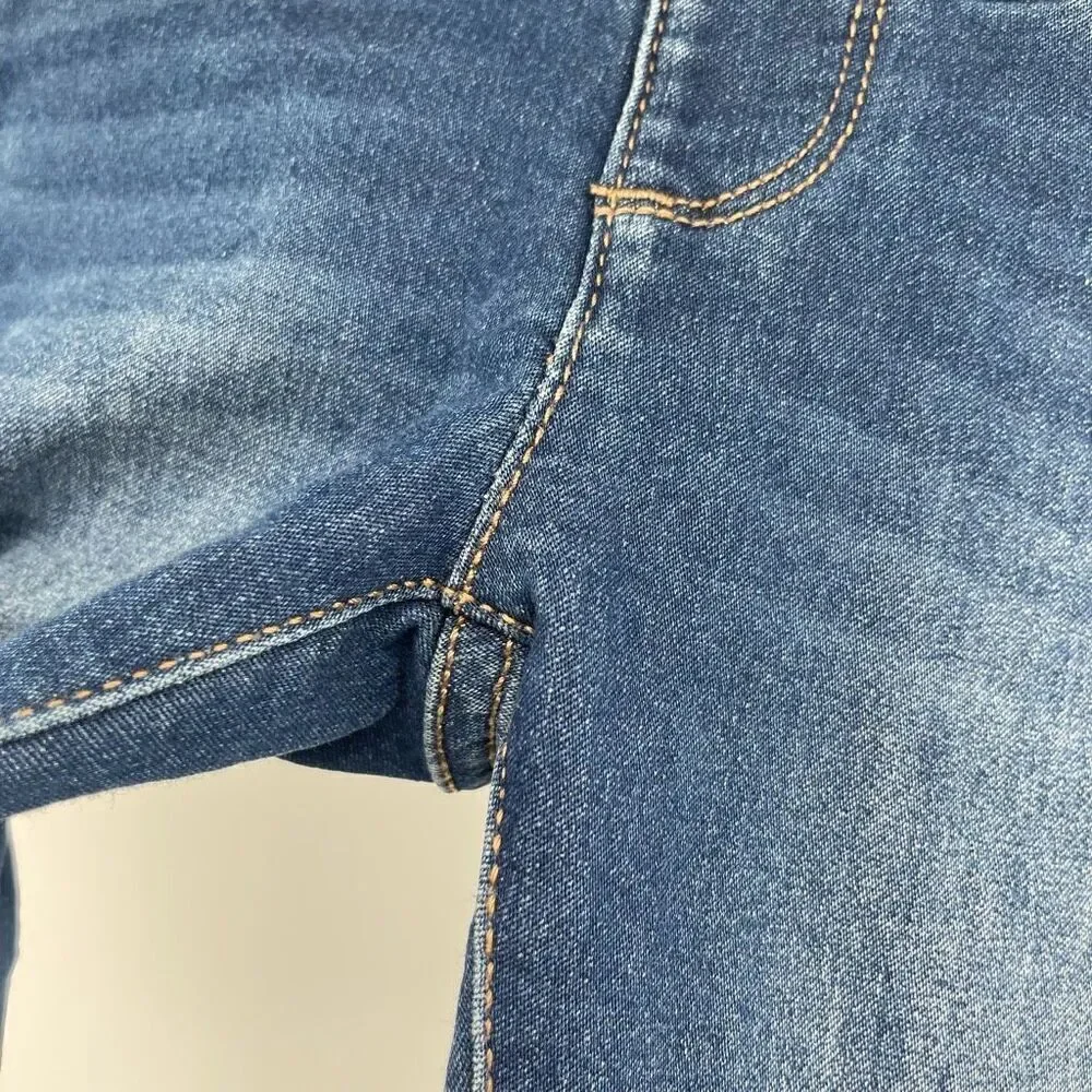 The Children’s Place Girls Dark Wash Knit Denim Jeggings Size 5 Skinny Stretch